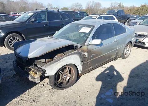 2002 BMW 330Ci из США, поврежденный, VIN WBABN53472PH02154